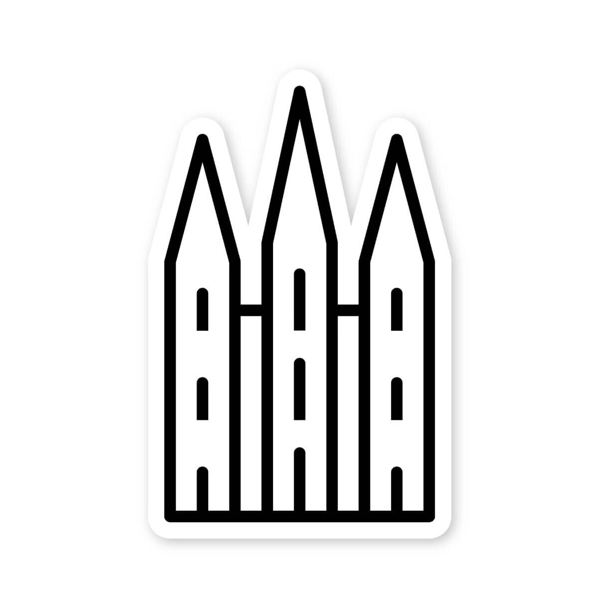SALT LAKE TEMPLE STICKER